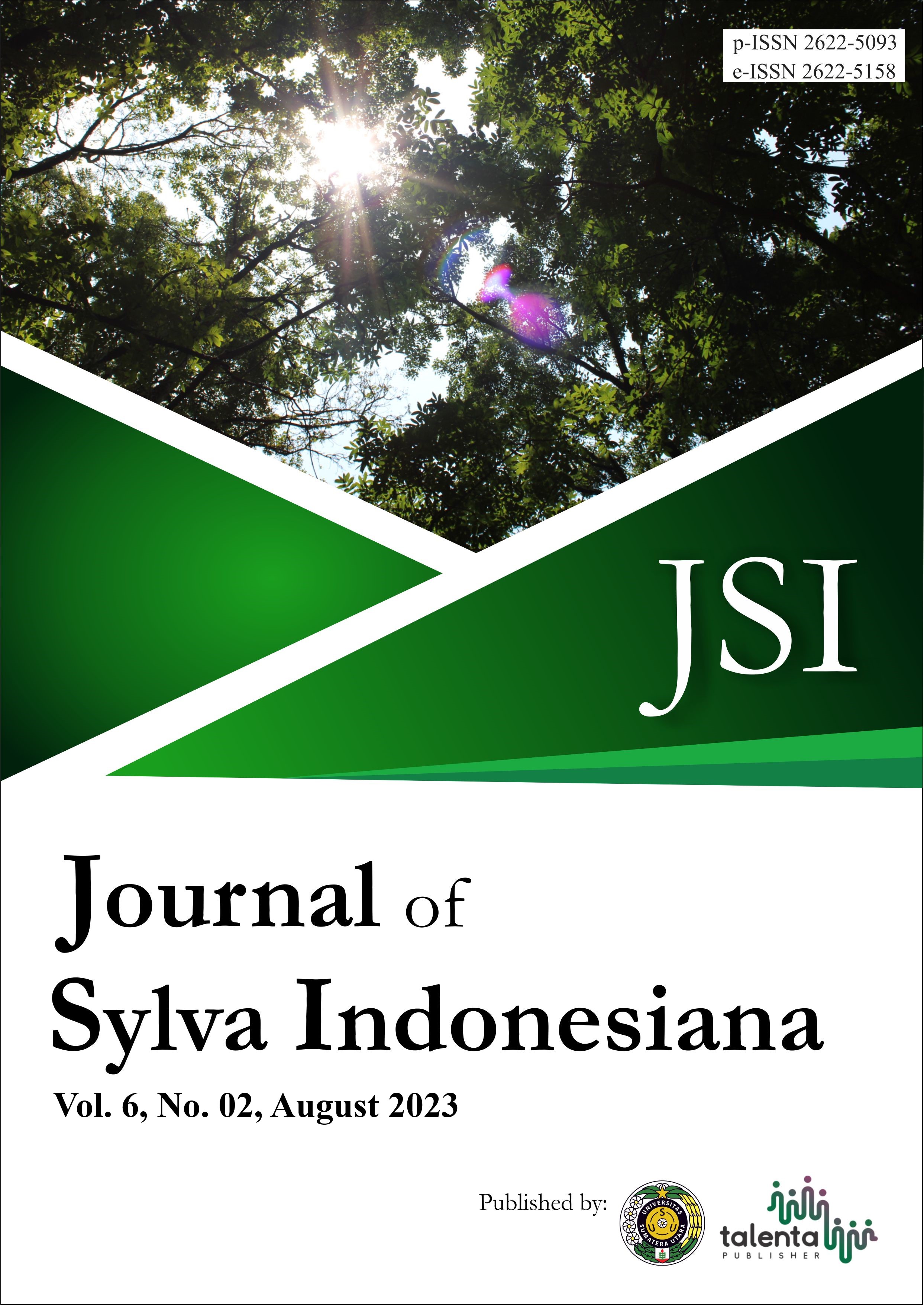 					View Vol. 6 No. 02 (2023): Journal of Sylva Indonesiana
				