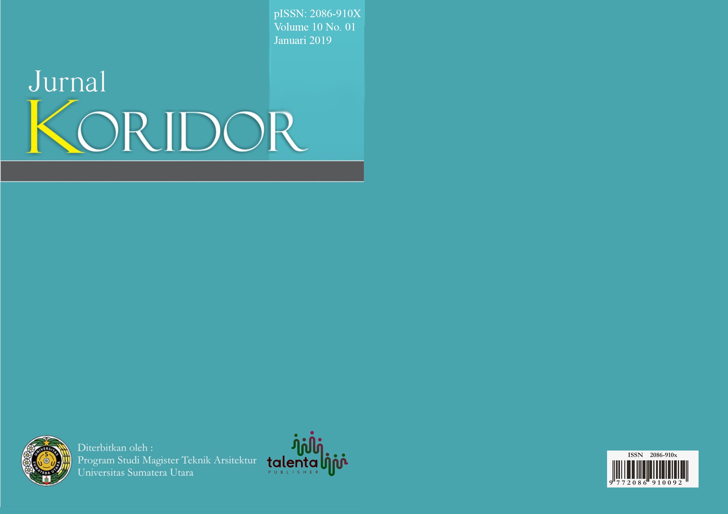  View Vol. 10 No. 1 (2019): Jurnal Koridor  