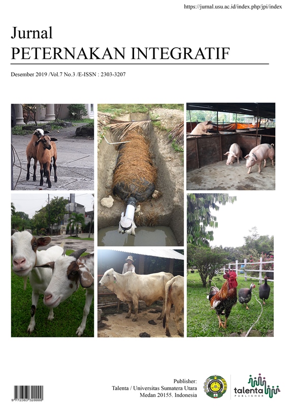 View Vol. 8 No. 2 (2020): Jurnal Peternakan Integratif