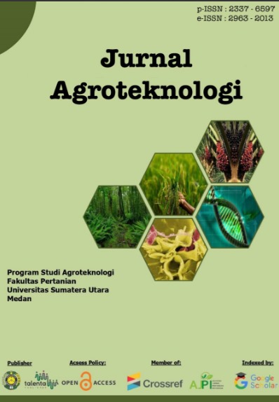  View Vol. 9 No. 1 (2021): JURNAL AGROTEKNOLOGI   