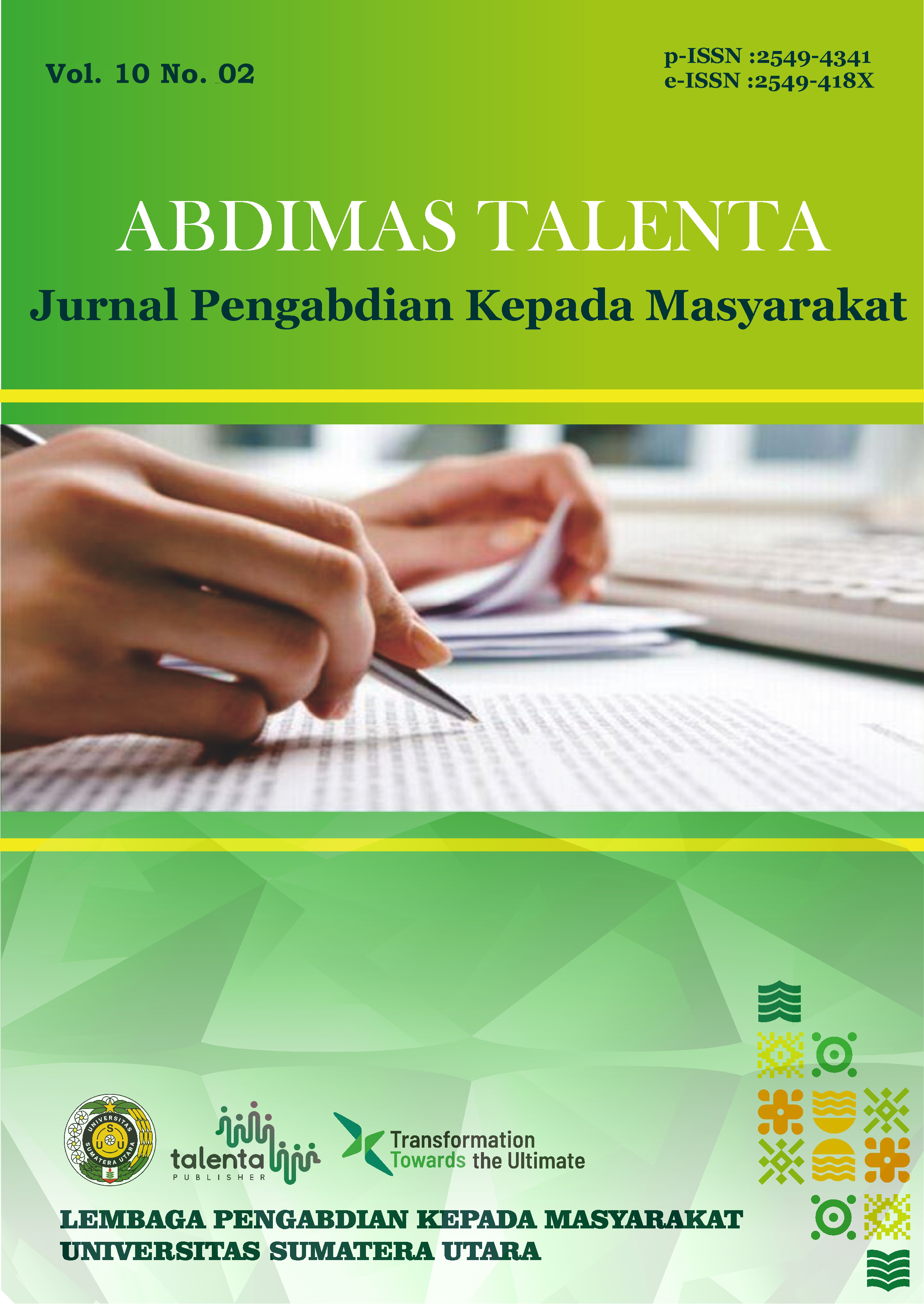View Vol. 10 No. 2 (2025): ABDIMAS TALENTA: Jurnal Pengabdian Kepada Masyarakat
