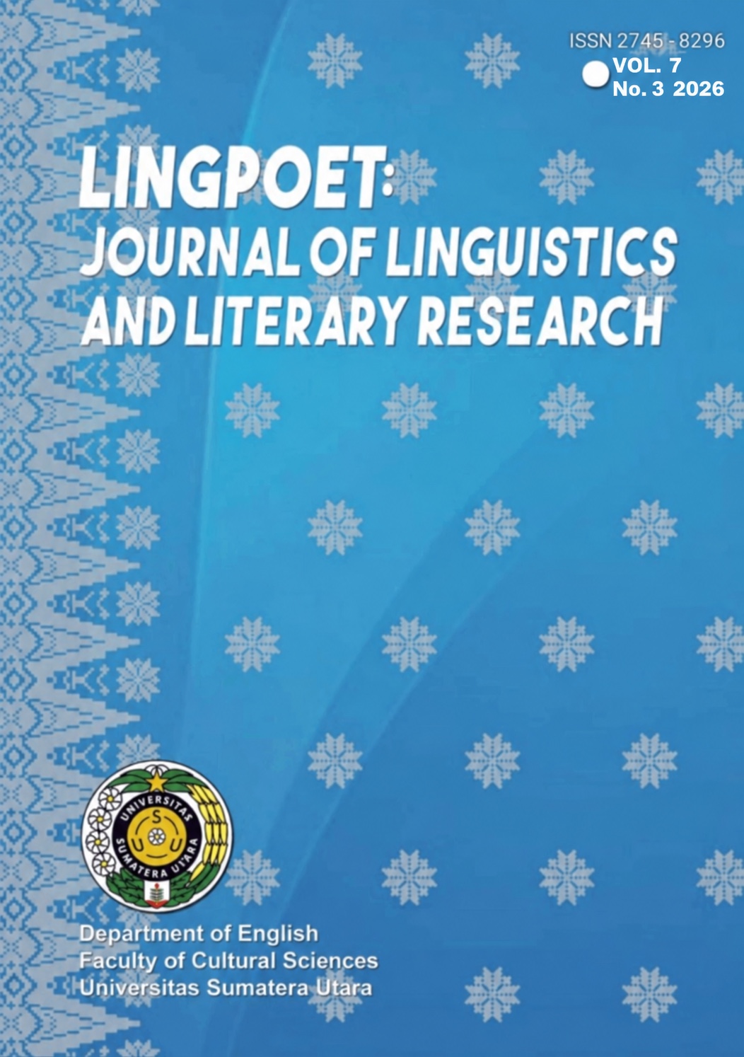  View Vol. 7 No. 3 (2026): LingPoet: Journal of Linguistics and Literary Research (In Press)  