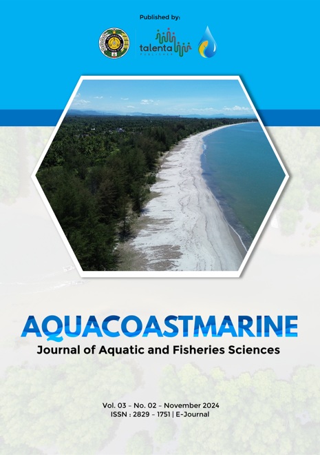  View Vol. 3 No. 2 (2024): AQUACOSTMARINE: Journal of Aquatic and Fisheries Sciences  