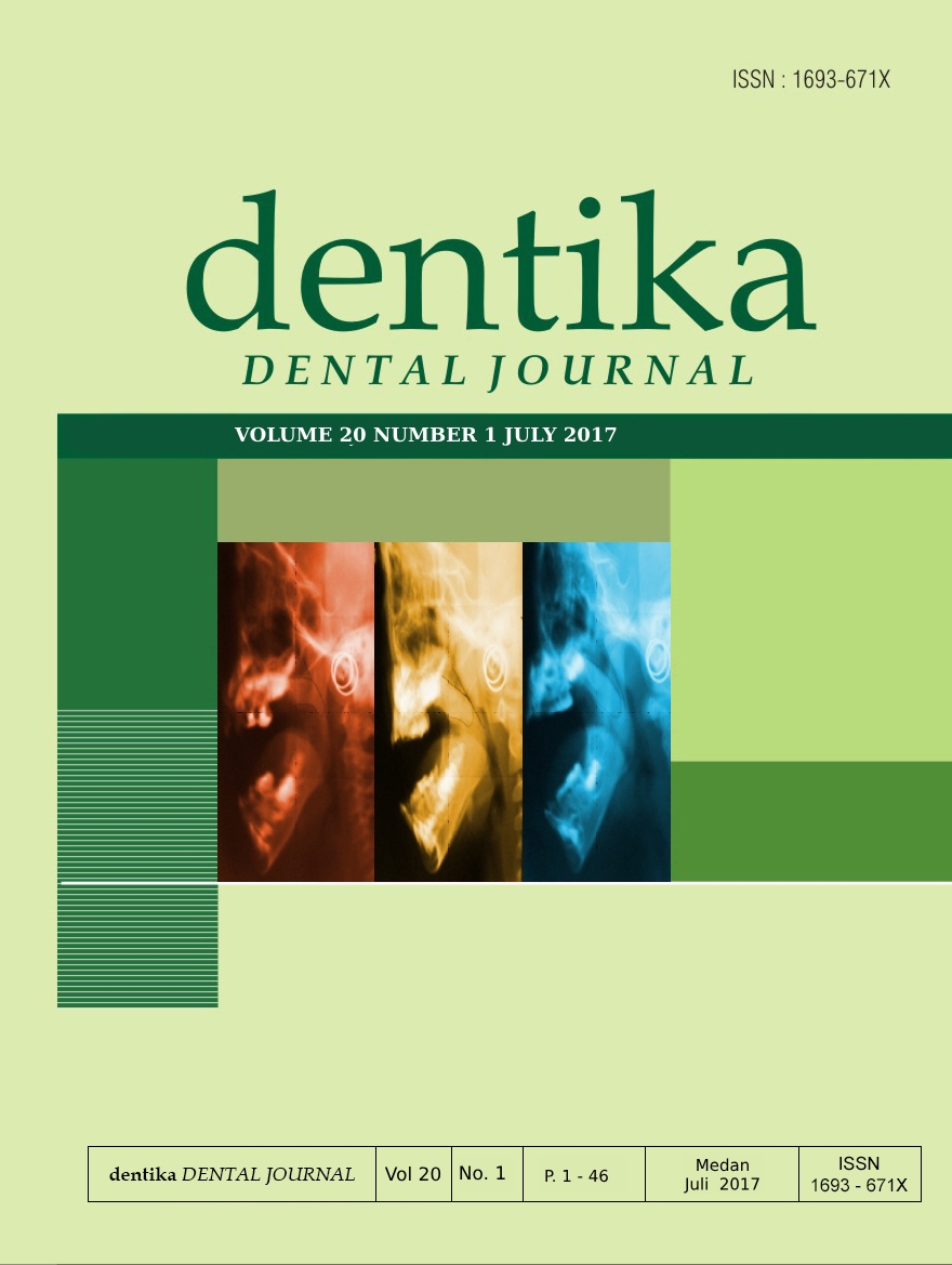 View Vol. 20 No. 1 (2017): Dentika Dental Journal